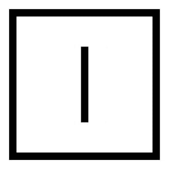 Vaskesymbolet indikerer at tøyet skal henges til tørk på et tørkestativ. Vaskesymbol for klær som skal henges opp til tørk på et stativ